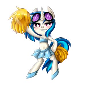 Rating: Safe Score: 0 Tags: 1:1 anthro basakdash blue_hair blush bottomwear cheerleader clothing e621 equid equine eyewear female friendship_is_magic glasses hair hasbro horn long_hair looking_at_viewer mammal multicolored_hair my_little_pony mythological_creature mythological_equine mythology open_mouth pom_poms purple_eyes semi-anthro simple_background skirt smile solo sunglasses tail teeth two_tone_hair unicorn vinyl_scratch_(mlp) white_background User: bunchy7s