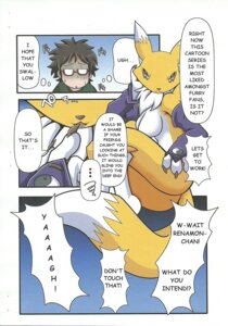 Rating: Questionable Score: 0 Tags: anthro armwear bandai_namco black_sclera blue_eyes breasts canid canine chest_tuft clothing digimon digimon_(species) dipstick_tail duo e621 elbow_gloves english_text female fur gloves handwear hi_res human inaba_hayato_(rapid-rabbit) looking_at_viewer male mammal markings nude rapid-rabbit renamon side_boob tail tail_markings text tuft white_body white_fur yellow_body yellow_fur User: bunchy7s