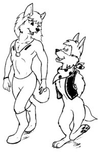 Rating: Safe Score: 0 Tags: 3_toes 4_fingers anthro bad_metadata barefoot big_eyes black_and_white boots bottomless bottomwear bowman's_wolf canid canine canis claws clothed clothing duo e621 featureless_crotch feet female fingers florence_ambrose footwear freefall_(webcomic) fully_clothed fur hair hands_behind_back looking_aside mammal mcmurry missing_sample monochrome open_mouth open_smile pants pawpads paws red_wolf shoes simple_background smile tail toes toony topwear vest walking white_background wolf zonie User: bunchy7s