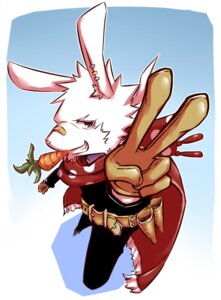 Rating: Safe Score: 0 Tags: anthro band-aid bandage belt cape carrot clothed clothing e621 ear_piercing food fully_clothed fur gesture gloves hand_gesture handwear high-angle_view holster lagomorph leporid long_ears male mammal mouth_hold piercing plant rabbit silverio smile solo v_sign vegetable white_body white_fur User: bunchy7s Rating: Safe Score: 0 Tags: anthro band-aid bandage belt cape carrot clothed clothing e621 ear_piercing food fully_clothed fur gesture gloves hand_gesture handwear high-angle_view holster lagomorph leporid long_ears male mammal mouth_hold piercing plant rabbit silverio smile solo v_sign vegetable white_body white_fur User: bunchy7s