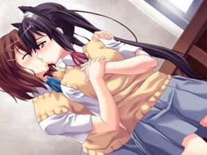 Rating: Explicit Score: 0 Tags: azusa_nakano_(k-on!) female female_only human human_only k-on! kissing multiple_females multiple_girls rule34 school_uniform yui_hirasawa_(k-on!) yuri User: bunchy7s