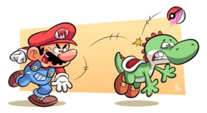 Rating: Safe Score: 0 Tags: 4_fingers ambiguous_gender big_head big_nose black_hair cel_shading clenched_teeth clothed clothing crossover dinosaur duo e621 facial_hair feral fingers fist flat_cap footwear fully_clothed green_body green_skin green_yoshi hair hat headgear headwear human looking_at_another male mammal mario mario_bros mostly_nude motion_lines mustache nintendo on_one_leg orange_background overalls pokeball pokemon prehistoric_species print_clothing print_hat print_headgear print_headwear reptile scalie shaded shell shirt shoes side_view signature simple_background standard_pokeball standing teeth text text_on_clothing text_on_hat text_on_headgear text_on_headwear throwing throwing_pokeball tongue toony topwear unknown_artist using_pokeball violence white_body white_skin yoshi User: bunchy7s