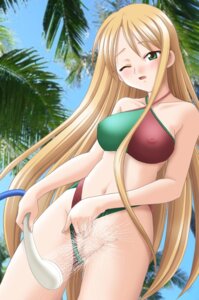 Rating: Questionable Score: 0 Tags: bikini blonde_hair blush breasts censored count_zero erect_nipples female green_eyes long_hair mahou_sensei_negima! masturbation medium_breasts nipples pussy rule34 shower swimsuit swimsuit_aside water wink yukihiro_ayaka User: bunchy7s