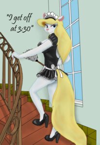 Rating: Questionable Score: 0 Tags: animaniacs anthro biped blonde_hair blue_eyes cleaning_tool clothed clothing day dialogue e621 english_text eyelashes eyeshadow feather_duster female female_anthro footwear fur hair high_heels holding_object inside long_hair looking_aside looking_at_viewer maid_uniform makeup mammal minerva_mink mink mustelid musteline panties pumps shoes side_view sky solo stairs standing standing_on_stairs tail talking_to_viewer text true_musteline underwear uniform unknown_artist warner_brothers white_body white_fur window User: bunchy7s Rating: Questionable Score: 0 Tags: animaniacs anthro biped blonde_hair blue_eyes cleaning_tool clothed clothing day dialogue e621 english_text eyelashes eyeshadow feather_duster female female_anthro footwear fur hair high_heels holding_object inside long_hair looking_aside looking_at_viewer maid_uniform makeup mammal minerva_mink mink mustelid musteline panties pumps shoes side_view sky solo stairs standing standing_on_stairs tail talking_to_viewer text true_musteline underwear uniform unknown_artist warner_brothers white_body white_fur window User: bunchy7s