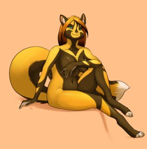 Rating: Questionable Score: 0 Tags: anthro biped blue_eyes canid canine e621 female fox looking_at_viewer mammal mistresssparkles nude orange04 paws sitting smile solo tail yellow_theme User: bunchy7s