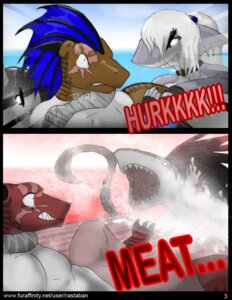 Rating: Questionable Score: 0 Tags: anthro aquatic comic day dialogue dragon e621 english_text female fish group hi_res horn jenna_(dragoness_jenna) male mythological_creature mythological_scalie mythology netsuko outside rastaban_coal rastaban_coal_(character) reptile scalie scar sea shark shinozaki text url water wingless_dragon User: bunchy7s