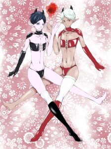 Rating: Questionable Score: 0 Tags: black_hair blue_eyes clothed clothing corset crossdressing digital_media_(artwork) duo e621 elf femboy footwear hair high_heels horn human humanoid humanoid_pointy_ears kollow lingerie looking_at_viewer male male/male mammal not_furry pattern_background pointy_ears red_eyes shoes simple_background skimpy tanned topwear white_hair User: bunchy7s