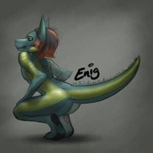 Rating: Questionable Score: 0 Tags: 1:1 anthro biped blue_eyes brown_hair butt canid canine canis claws crouching e621 enig enig_(character) feet femboy green_body green_skin grey_background grey_hair hair hand_on_leg hi_res jackal jacodile lizard male mammal multicolored_hair nude reptile scalie short_hair side_view simple_background smile solo tail teal_body teal_skin User: bunchy7s