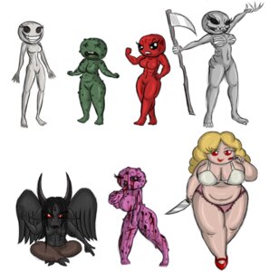 Rating: Questionable Score: 0 Tags: big_breasts black_body black_hair black_sclera black_skin blonde_hair blood bodily_fluids bra breasts buckteeth clothing crossgender death_(tboi) e621 empty_eyes eyes_closed famine_(tboi) featureless_breasts featureless_crotch female green_body green_skin grey_body grey_skin hair horn human knife lips lipstick makeup mammal melee_weapon monster mother_(lore) no_pupils parent_(lore) personification pestilence_(tboi) pink_body pink_skin polearm red_body red_eyes red_skin satan_(tboi) scythe slightly_chubby super_lust_(tboi) teeth the_binding_of_isaac_(series) timoteihiv underwear war war_(tboi) weapon User: bunchy7s