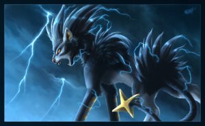 Rating: Safe Score: 0 Tags: ambiguous_gender blue_body blue_fur blue_hair detailed_background e621 electricity fangs felid feral fur generation_4_pokemon hair lightning luxray mammal minna_sundberg night nintendo outside pokemon pokemon_(species) red_eyes solo tail teeth User: bunchy7s