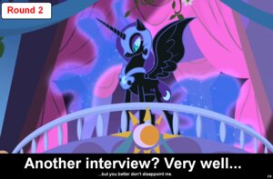 Rating: Safe Score: 0 Tags: armor balcony black_body black_feathers blue_eyes blue_hair celestias_servant_interview crescent_moon curtains cutie_mark e621 english_text equid equine feathered_wings feathers female feral friendship_is_magic hair hasbro headgear helmet horn mammal moon my_little_pony mythological_creature mythological_equine mythology nightmare_moon_(mlp) solo sun text winged_unicorn wings User: bunchy7s