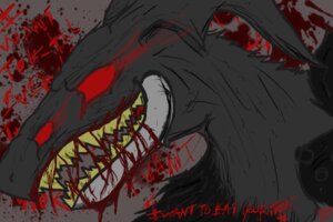 Rating: Questionable Score: 0 Tags: 2011 3:2 ambiguous_gender bandai_namco black_body black_fur blood bodily_fluids devidramon digimon digimon_(species) dragon e621 feral fur jinx_(artist) multi_eye mythological_creature mythological_scalie mythology red_eyes scalie solo teeth User: bunchy7s