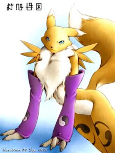 Rating: Safe Score: 0 Tags: 2001 3:4 anthro armwear bandai_namco black_sclera blue_eyes canid canine chest_tuft clothing countershading digimon digimon_(species) dipstick_tail e621 elbow_gloves english_text facial_markings female fur gloves handwear head_markings karabiner leg_markings looking_at_viewer mammal markings multicolored_body multicolored_fur multicolored_tail renamon seductive slim solo tail tail_markings text tuft two_tone_body two_tone_fur two_tone_tail unknown_text white_body white_fur white_tail yellow_body yellow_fur yellow_tail yin_yang User: bunchy7s