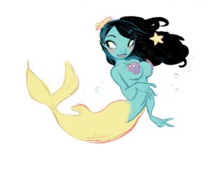 Rating: Questionable Score: 0 Tags: aquatic bad_metadata black_hair blush bra breasts bubble chris_sanders clothed clothing e621 female fully_submerged green_eyes hair long_hair looking_back merfolk missing_sample seashell_bra simple_background skimpy solo split_form swimming underwater underwear water white_background User: bunchy7s