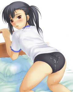 Rating: Explicit Score: 0 Tags: ass asymmetrical_bangs bangs bed black_hair blush brown_eyes buruma clothing cum cum_on_ass cum_on_clothes female gym_uniform looking_back mahou_sensei_negima! rule34 sakurazaki_setsuna side_ponytail suda_(yuunagi_enikki) yuunagi User: bunchy7s