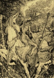 Rating: Safe Score: 0 Tags: art_nouveau bodily_fluids burning clothed clothing crying dress duo e621 equid equine felid female feral fire hair holding_object holding_weapon horse humanoid jewelry katzeh long_hair looking_back mammal melee_weapon monochrome monster monstrous_humanoid ophelia_(madoka_magica) outside pendant polearm puella_magi puella_magi_madoka_magica riding sad scenery sepia sketch skinny spear staff tears weapon User: bunchy7s