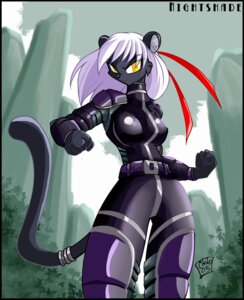 Rating: Questionable Score: 0 Tags: 2005 anthro bodysuit chalo clothed clothing detailed_background domestic_cat e621 felid feline felis female forest mammal outside plant skinsuit sky solo tail tight_clothing tree wood User: bunchy7s