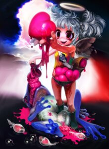 Rating: Explicit Score: 0 Tags: 1girls 1monster acid_trip angel blood boots creature egg female frog gore grey_hair guro heart highres red_eyes rule34 superflat_pop surrealism tied_hair twintails what wings yukaman User: bunchy7s