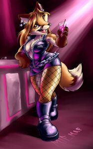 Rating: Questionable Score: 0 Tags: anthro bar beverage breasts canid canine cleavage clothed clothing e621 ear_piercing ear_ring female fishnet_clothing food fox hi_res holly_(punkrockvampire) jacket mammal mifmaf open_clothing open_shirt open_topwear piercing ring_piercing shirt slightly_chubby solo tail topwear User: bunchy7s