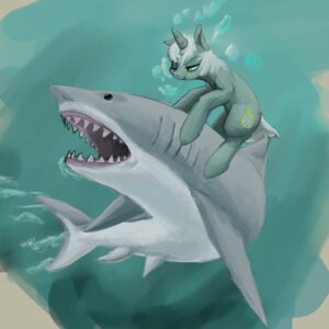 Rating: Safe Score: 0 Tags: 1:1 2012 aquatic cutie_mark duo e621 equid equine erijt female feral fish friendship_is_magic fur gills great_white_shark green_body green_fur hasbro hi_res horn lyra_heartstrings_(mlp) mackerel_shark mammal my_little_pony mythological_creature mythological_equine mythology one_eye_closed open_mouth shark teeth underwater unicorn water white_shark yellow_eyes User: bunchy7s