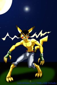Rating: Safe Score: 0 Tags: ash_ketchum ashchu black-rat bottomwear claws clothed clothing digital_drawing_(artwork) digital_media_(artwork) e621 electric full_moon fur generation_1_pokemon gloves handwear male mammal moon night nintendo outside pants pikachu pokemon pokemon_(species) pokemon_trainer rodent sky solo star starry_sky tail teeth transformation yellow_body yellow_fur User: bunchy7s