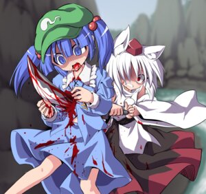 Rating: Questionable Score: 0 Tags: 5_fingers accessory animal_humanoid armwear asian_mythology blood blood_from_mouth blood_in_mouth blood_on_clothing blue_eyes blue_hair bodily_fluids bottomwear canid canid_humanoid canine canine_humanoid canis clenched_teeth clothing detached_sleeves dominant dominant_female dress duo dying e621 east_asian_mythology fatal_wound female female_dominating_female fingers gore hair hair_accessory hair_bobbles hat headgear headwear human humanoid impalement japanese_mythology kappa killing kokutou_nikke mammal mammal_humanoid melee_weapon momiji_inubashiri mythology nitori_kawashiro open_mouth perforating_wound pigtails red_eyes ryona saber short_hair skirt stab submissive submissive_female sword teeth tengu tokin_hat touhou violence weapon white_hair wolf wolf_humanoid yokai young User: bunchy7s