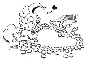 Rating: Safe Score: 0 Tags: black_and_white cookie cutie_mark e621 earth_pony english_text equid equine female feral food friendship_is_magic hasbro heart_symbol horse mammal monochrome my_little_pony pinkie_pie_(mlp) pony quadruped simple_background solo tail text wasd999 white_background User: bunchy7s