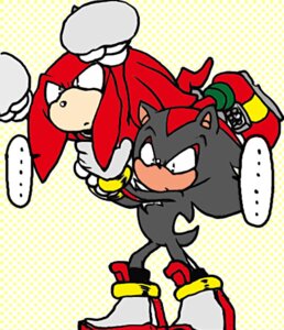 Rating: Safe Score: 0 Tags: anthro big_eyes big_head black_body black_fur carrying_another crooked_tail duo e621 echidna ellipsis eulipotyphlan fur hedgehog knuckles_the_echidna male mammal monotreme mostly_nude sega shadow_the_hedgehog sonic_the_hedgehog_(series) speech_bubble tail toony urahyu User: bunchy7s
