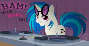 Rating: Safe Score: 0 Tags: 2012 blue_hair cutie_mark e621 english_text equid equine eyewear female feral friendship_is_magic glasses hair hasbro horn looking_at_viewer mammal multicolored_hair my_little_pony mythological_creature mythological_equine mythology nabbiekitty purple_eyes record record_player smile solo sunglasses tail text two_tone_hair unicorn vinyl_scratch_(mlp) User: bunchy7s