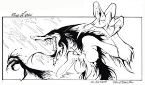 Rating: Questionable Score: 0 Tags: alex_spastic anthro black_and_white breasts claws e621 female forked_tongue mammal monochrome nipples rain_silves sergal solo tongue User: bunchy7s
