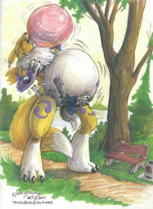 Rating: Explicit Score: 0 Tags: anthro bubble bubble_gum canine closed_eyes color day digimon female fox fur furry hug inflation outdoors renamon rule34 smile User: bunchy7s