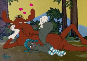 Rating: Explicit Score: 0 Tags: anthro balls bullwinkle_j_moose deer female gloves half-closed_eyes interspecies jay_ward_productions male moose penis pussy rocket_j_squirrel rocky_and_bullwinkle rule34 rule_63 socks squirrel starcader straight User: bunchy7s