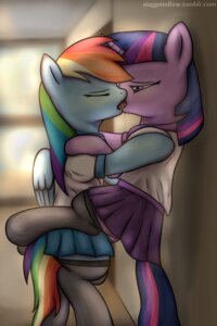 Rating: Questionable Score: 0 Tags: 2013 2:3 blue_body blue_feathers blue_fur bottomwear clothing duo e621 equid equine eyes_closed feathered_wings feathers female female/female french_kissing friendship_is_magic fur hair hasbro hi_res horn inside kissing mammal multicolored_hair my_little_pony mythological_creature mythological_equine mythology pegasus purple_body purple_eyes purple_fur purple_hair rainbow_dash_(mlp) rainbow_hair skirt staggeredline twilight_sparkle_(mlp) two_tone_hair unicorn wings User: bunchy7s Rating: Questionable Score: 0 Tags: 2013 2:3 blue_body blue_feathers blue_fur bottomwear clothing duo e621 equid equine eyes_closed feathered_wings feathers female female/female french_kissing friendship_is_magic fur hair hasbro hi_res horn inside kissing mammal multicolored_hair my_little_pony mythological_creature mythological_equine mythology pegasus purple_body purple_eyes purple_fur purple_hair rainbow_dash_(mlp) rainbow_hair skirt staggeredline twilight_sparkle_(mlp) two_tone_hair unicorn wings User: bunchy7s