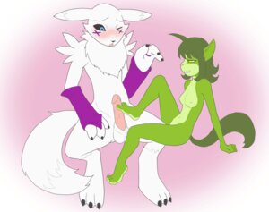 Rating: Explicit Score: 0 Tags: 3_toes 612 alternate_color anthro armwear bandai_namco black_sclera blue_eyes breasts bridal_gauntlets canid canine chest_tuft claws clothing digimon digimon_(species) duo e621 erection facial_markings fan_character feet female foot_fetish foot_play footjob genitals head_markings hindpaw humanoid_genitalia humanoid_penis limety male male/female mammal markings mostly_nude naughty_face nude paws penile penis petit renamon renamon612 sex small_breasts tail toe_claws toes tuft User: bunchy7s