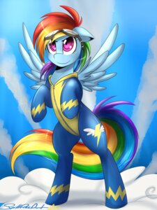 Rating: Safe Score: 0 Tags: blue_body blue_feathers blue_fur clothing cloud e621 equid equine eyewear feathered_wings feathers female feral friendship_is_magic fur goggles hair hasbro hi_res mammal multicolored_hair multicolored_tail my_little_pony mythological_creature mythological_equine mythology night_creep outside pegasus purple_eyes rainbow_dash_(mlp) rainbow_hair rainbow_tail skinsuit sky solo standing tail tight_clothing wings wonderbolts_(mlp) zipper User: bunchy7s