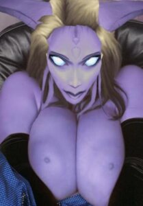 Rating: Questionable Score: 0 Tags: big_breasts blizzard_entertainment breasts cleavage clothed clothing draenei e621 female glowing glowing_eyes hair huge_breasts humanoid nars_(artist) nipples photo_manipulation solo third-party_edit warcraft User: bunchy7s
