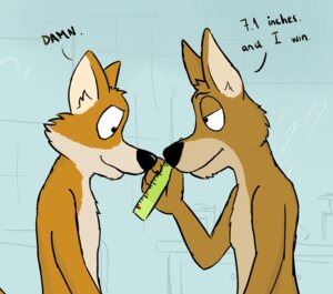Rating: Questionable Score: 0 Tags: 2014 anthro bathroom canid canine comparing comparing_penis dan_(paintfox) duo e621 fox hi_res josh_(paintfox) kangaroo macropod male mammal marsupial measuring nude paintfox penis_envy ruler text young young_anthro User: bunchy7s Rating: Questionable Score: 0 Tags: 2014 anthro bathroom canid canine comparing comparing_penis dan_(paintfox) duo e621 fox hi_res josh_(paintfox) kangaroo macropod male mammal marsupial measuring nude paintfox penis_envy ruler text young young_anthro User: bunchy7s
