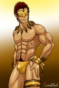 Rating: Explicit Score: 0 Tags: 1boy abs balls balls_bulge bara brown_background brown_hair brown_theme color cosplay crimsonblood defined_muscles gradient_background human male male_nipples male_only male_pubic_hair male_thong masculine_male mask muscles muscular muscular_male necklace nintendo nipples pecs penis penis_bulge pokemon pokemon_(cosplay) pokemon_(species) pubic_hair rule34 sandslash sandslash_(cosplay) smooth_skin smooth_skinned_male solo tan-skinned_male tan_skin yaoi User: bunchy7s
