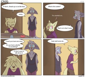 Rating: Safe Score: 0 Tags: ambiguous_gender anthro blind blue_eyes canid canine cobalt_snow comic conditional_dnp dialogue digital_media_(artwork) disability duo e621 english_text eros_(comic) facial_markings fur grey_body grey_fur head_markings ian_(cobalt_snow) ida_(cobalt_snow) mammal markings pink_eyes tan_body tan_fur text url vera_(species) User: bunchy7s
