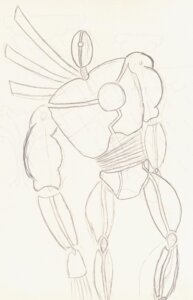 Rating: Safe Score: 0 Tags: ambiguous_gender cyclops e621 graphite_(artwork) hi_res machine monochrome not_furry robot simple_background sketch solo traditional_media_(artwork) white_background yamamoto_hagi User: bunchy7s