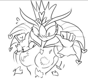 Rating: Questionable Score: 0 Tags: anthro arthropod bee blush breasts clothing e621 female gloves handwear hymenopteran insect kirby_(series) monochrome nintendo non-mammal_breasts queen queen_sectonia royalty solo torn_clothing unknown_artist User: bunchy7s