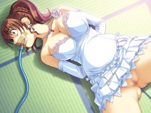 Rating: Explicit Score: 0 Tags: 1girls bondage breasts brown_hair censored cleavage detached_sleeves dress earrings enema female female_focus female_only floor gag gagged game_cg green_eyes inflation jewelry kogure_mayumi large_breasts lying necklace no_panties on_back on_floor pipelining ponytail pussy rule34 solo spread_legs supine surprised tape_gag tied_hair wakazuma_mangekyo wedding_dress yuzuchichi User: bunchy7s
