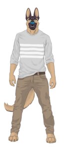 Rating: Safe Score: 0 Tags: 4_toes anthro barefoot belt biped blue_nose bottomwear brown_body brown_fur canid canine canis claws clothing domestic_dog e621 feet front_view fur german_shepherd green_eyes herding_dog looking_at_viewer male mammal pants pastoral_dog rolled_up_sleeves shirt simple_background smile sofakinggood solo standing tail tan_body tan_fur toes topwear white_background User: bunchy7s Rating: Safe Score: 0 Tags: 4_toes anthro barefoot belt biped blue_nose bottomwear brown_body brown_fur canid canine canis claws clothing domestic_dog e621 feet front_view fur german_shepherd green_eyes herding_dog looking_at_viewer male mammal pants pastoral_dog rolled_up_sleeves shirt simple_background smile sofakinggood solo standing tail tan_body tan_fur toes topwear white_background User: bunchy7s