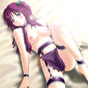 Rating: Explicit Score: 0 Tags: 1girls blush breasts choker day daytime female garter_belt garters hair_bobbles hair_ornament light-skinned_female light_skin lingerie long_hair lying medium_breasts nude on_back on_bed ookoshi_hidetake purple_eyes purple_hair rule34 side_ponytail solo underwear User: bunchy7s