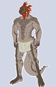 Rating: Questionable Score: 0 Tags: 2012 4_toes abs anthro argonian arody athletic bethesda_game_studios biceps big_muscles biped bottomwear bulge claws clothed clothing e621 fangs feathers feet green_body green_skin grey_body grey_skin hair horn loincloth male markings microsoft muscular muscular_anthro muscular_male pecs pose red_body red_hair red_skin reptile scales scalie simple_background skyrim solo spots standing tagg tail teeth the_elder_scrolls toe_claws toes topless underwear white_horn yellow_eyes User: bunchy7s