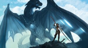 Rating: Safe Score: 0 Tags: blade blue_theme breasts clothed clothing cool_colors detailed detailed_background dragon duo e621 european_mythology fantasy female feral gunhoguns human macro magic mammal melee_weapon membrane_(anatomy) membranous_wings mythological_creature mythological_scalie mythology outside realistic scalie skimpy sky sword tail weapon western_dragon wings wyvern User: bunchy7s