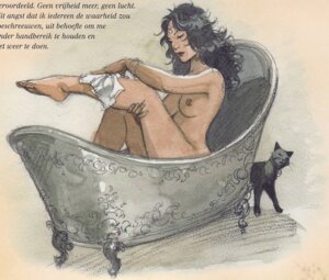Rating: Questionable Score: 0 Tags: bath black_fur black_hair breasts casual_nudity cat dutch_text enrico_marini female feral human le_scorpion meja&iuml; nonsexual_nudity nude romani rule34 sitting tan_skin the_scorpion_(comic) washing washing_self User: bunchy7s