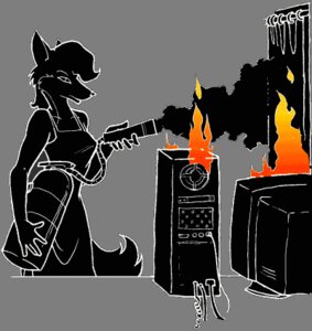 Rating: Safe Score: 0 Tags: alpha_channel anthro canid canine computer crt desktop e621 electronics female fire fire_extinguisher fox low_res mammal monitor oce restricted_palette simple_background slip_dress solo tia_nay transparent_background User: bunchy7s Rating: Safe Score: 0 Tags: alpha_channel anthro canid canine computer crt desktop e621 electronics female fire fire_extinguisher fox low_res mammal monitor oce restricted_palette simple_background slip_dress solo tia_nay transparent_background User: bunchy7s