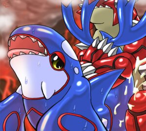Rating: Explicit Score: 0 Tags: all_fours ambiguous_gender blue_body bodily_fluids conditional_dnp cum doggystyle duo e621 feral feral_on_feral from_behind_position generation_3_pokemon genital_fluids groudon interspecies kyogre legendary_pokemon male nintendo oze pokemon pokemon_(species) red_body sex sweat User: bunchy7s