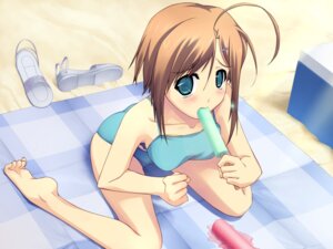 Rating: Explicit Score: 0 Tags: 1girls ahoge barefoot beach bikini blush brown_hair clenched_hand cooler female fist game_cg green_eyes medium_hair messy murakami_suigun popsicle rule34 sandals silvery_white sitting solo swimsuit takamura_makiho wariza User: bunchy7s